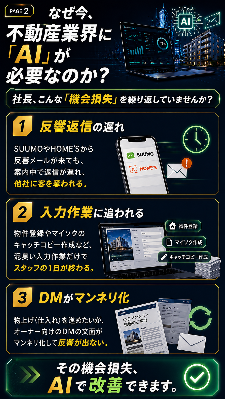 AI導入で御社の日常はこう変わる